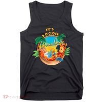 It Is 5 Oclock Somewhere Drinking Parrot Tank Top thumb 0