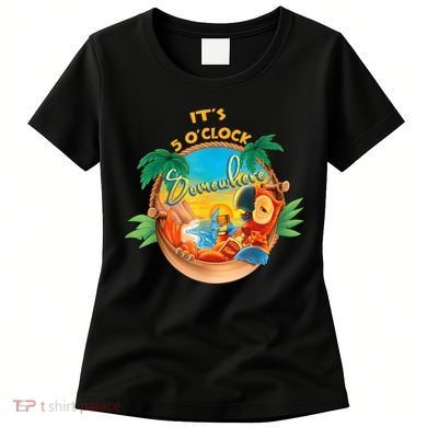 It Is 5 Oclock Somewhere Drinking Parrot Women's T-Shirt
