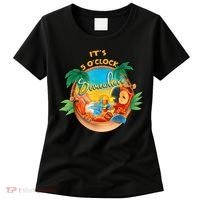 It Is 5 Oclock Somewhere Drinking Parrot Women's T-Shirt thumb 0