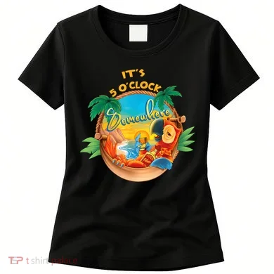 It Is 5 Oclock Somewhere Drinking Parrot Women's T-Shirt