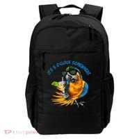 It Is 5 Oclock Somewhere Drinking Parrot Backpack thumb 0