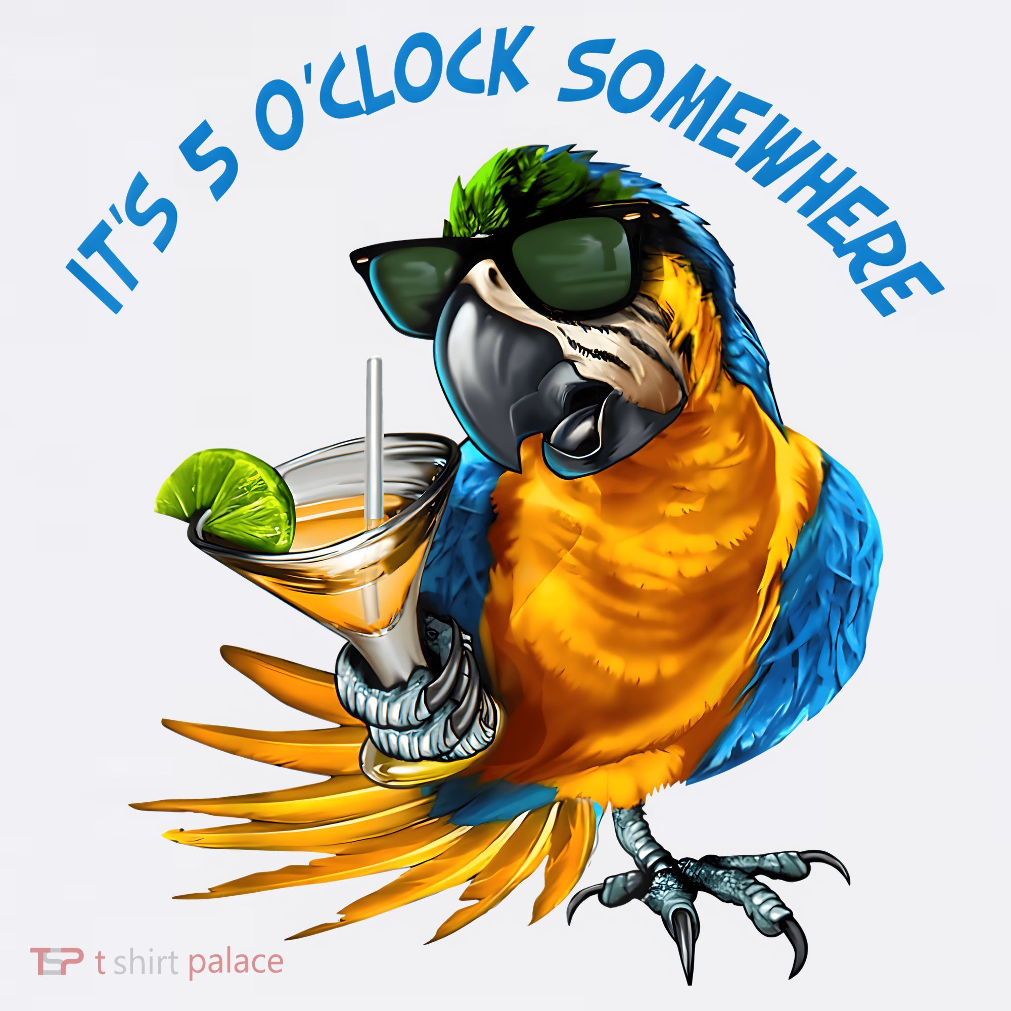 It Is 5 Oclock Somewhere Drinking Parrot Coffee Mug