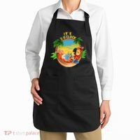 It Is 5 O'clock Somewhere Parrot Drinking Summer Vacation Apron thumb 2