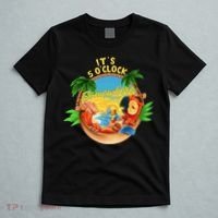 It Is 5 O'clock Somewhere Parrot Drinking Summer Vacation T-Shirt thumb 5