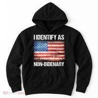I Identify As NonBidenary Shirt Funny Anti Biden Hoodie thumb 0