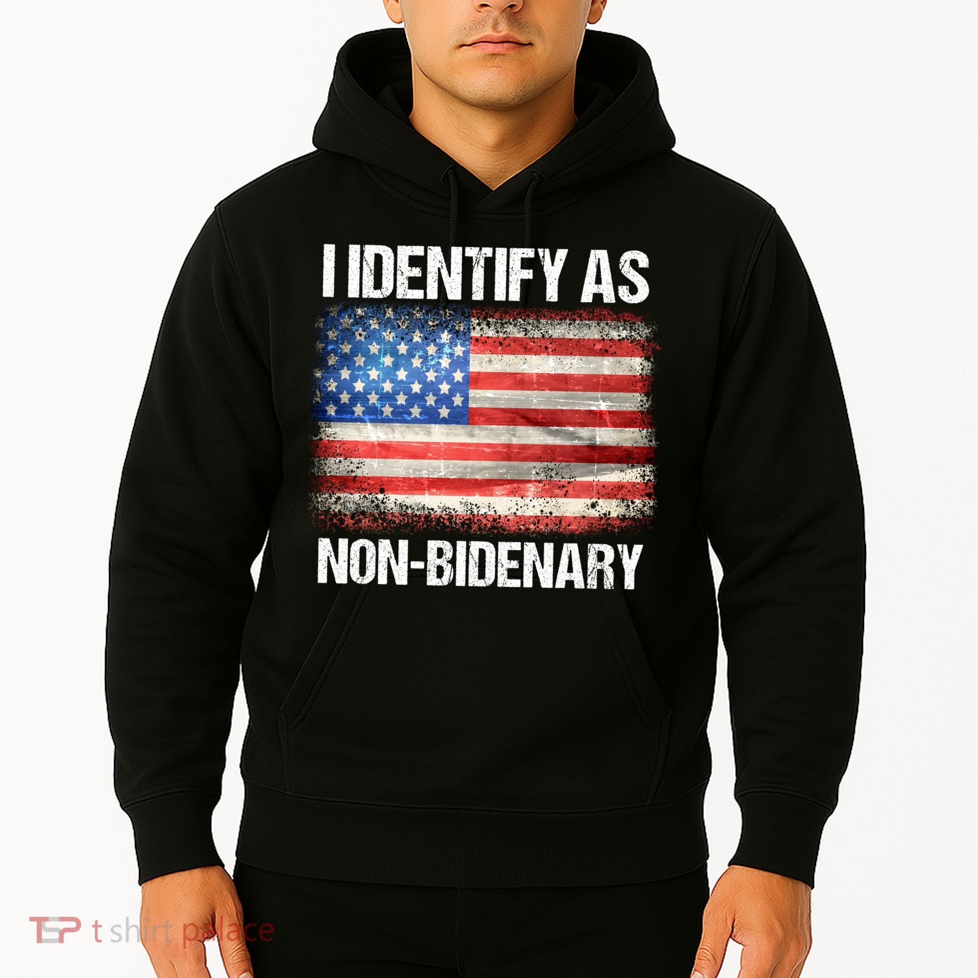 I Identify As NonBidenary Shirt Funny Anti Biden Hoodie