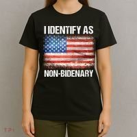 I Identify As NonBidenary Shirt Funny Anti Biden T-Shirt thumb 4