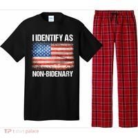 I Identify As NonBidenary Shirt Funny Anti Biden Pajama Set thumb 0