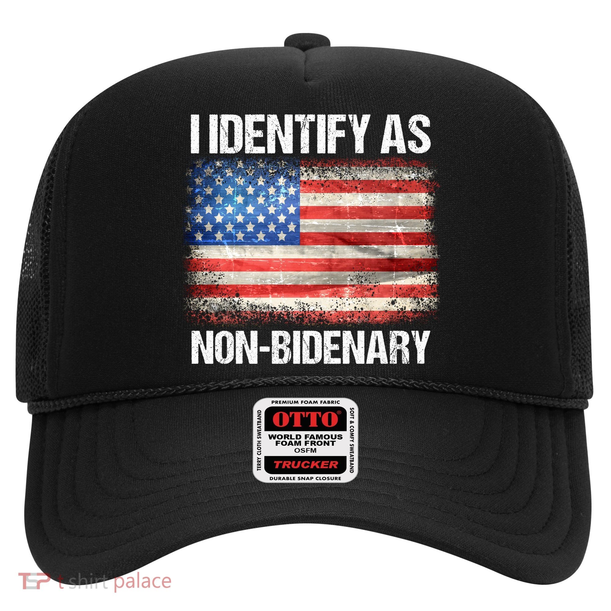 I Identify As NonBidenary Shirt Funny Anti Biden Hat