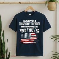 I Identify As A Conspiracy Theorist Pronouns Are Told You So T-Shirt thumb 2
