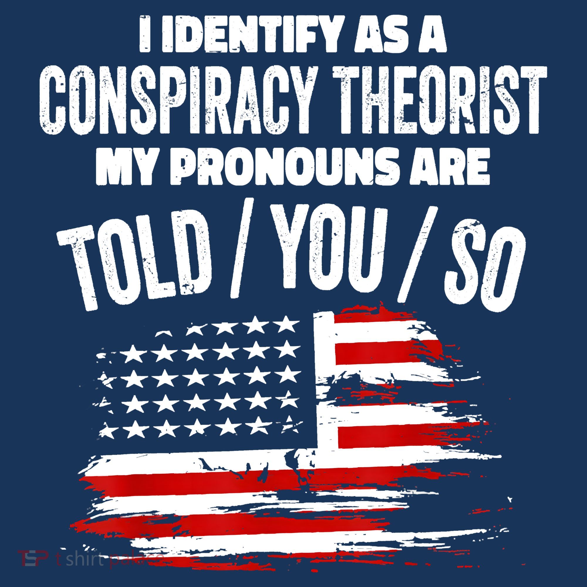 I Identify As A Conspiracy Theorist Pronouns Are Told You So Kids Sweatshirt