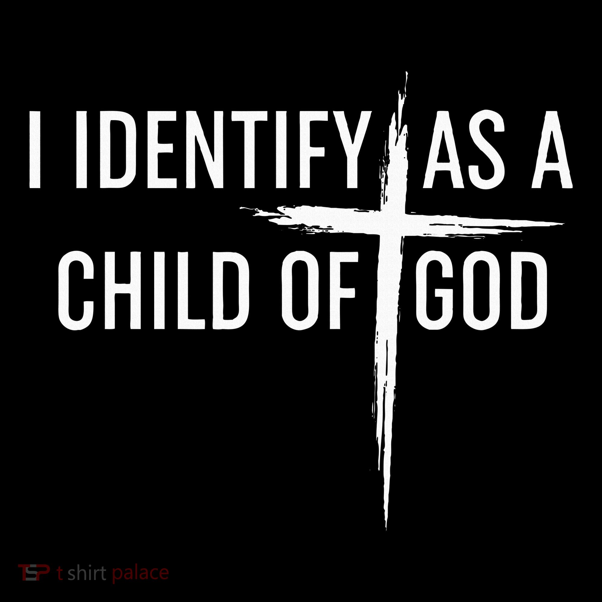 I Identify As A Child Of God Christian Funny Coffee Mug