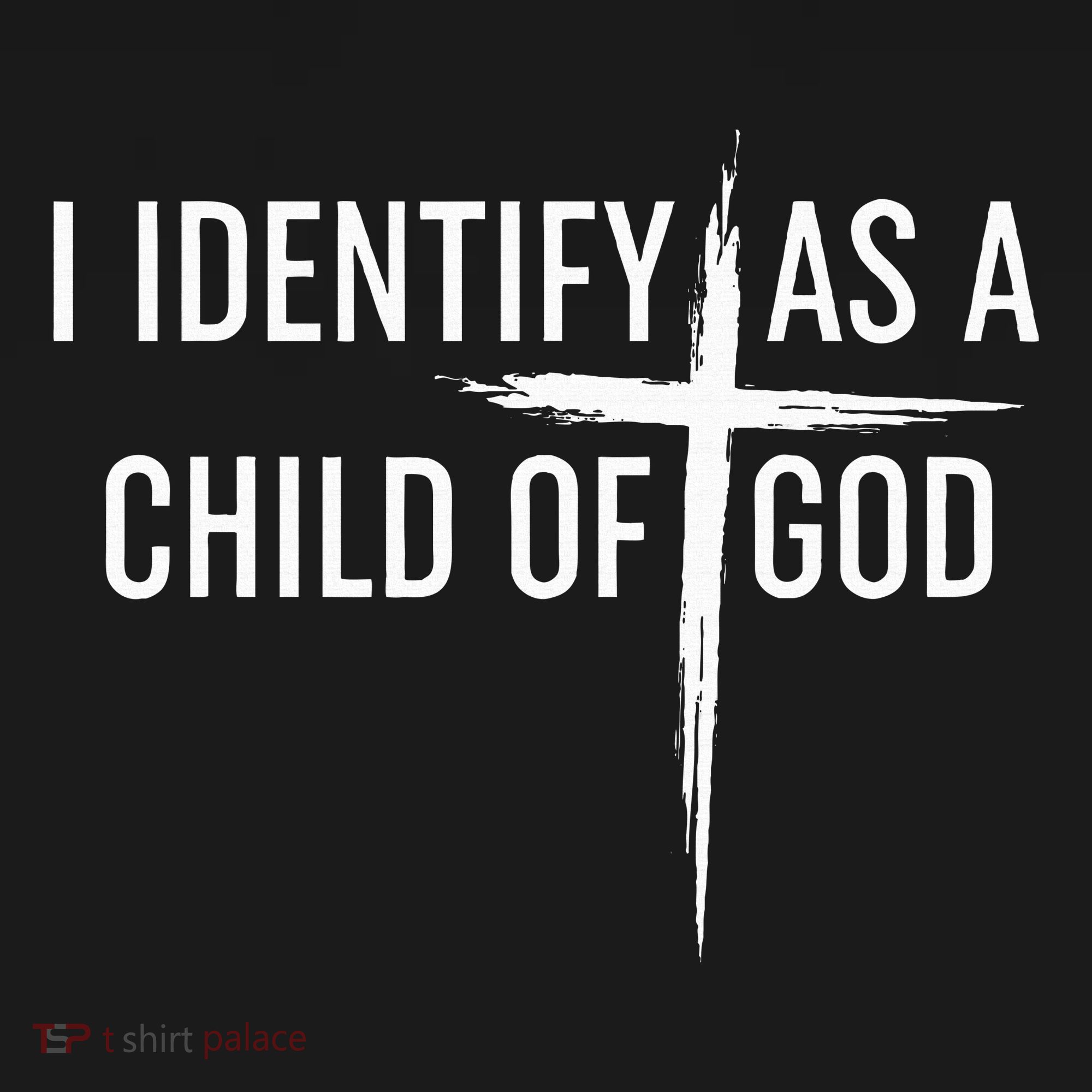 I Identify As A Child Of God Christian Funny Women's Tank Top