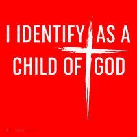 I Identify As A Child Of God Christian Funny Santa Hat thumb 1