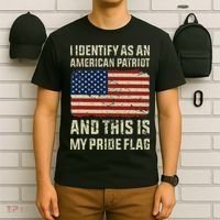 I Identify As An American Patriot This Is My Pride Flag T-Shirt thumb 6