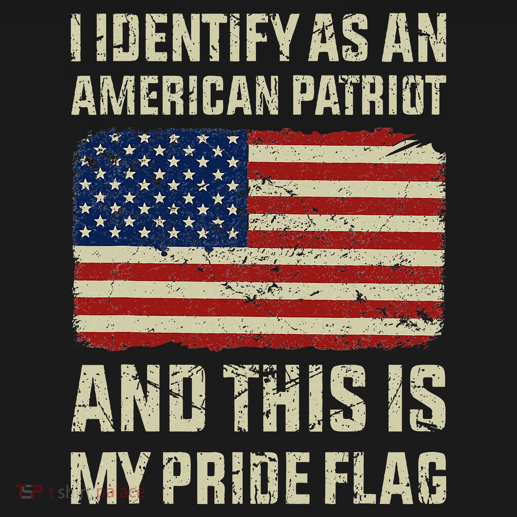 I Identify As An American Patriot This Is My Pride Flag Mousepad