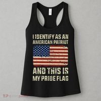 I Identify As An American Patriot This Is My Pride Flag Women's Tank Top thumb 3