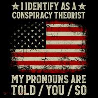 I Identify As A Conspiracy Theorist Pronouns Are Told You So Coffee Mug thumb 5