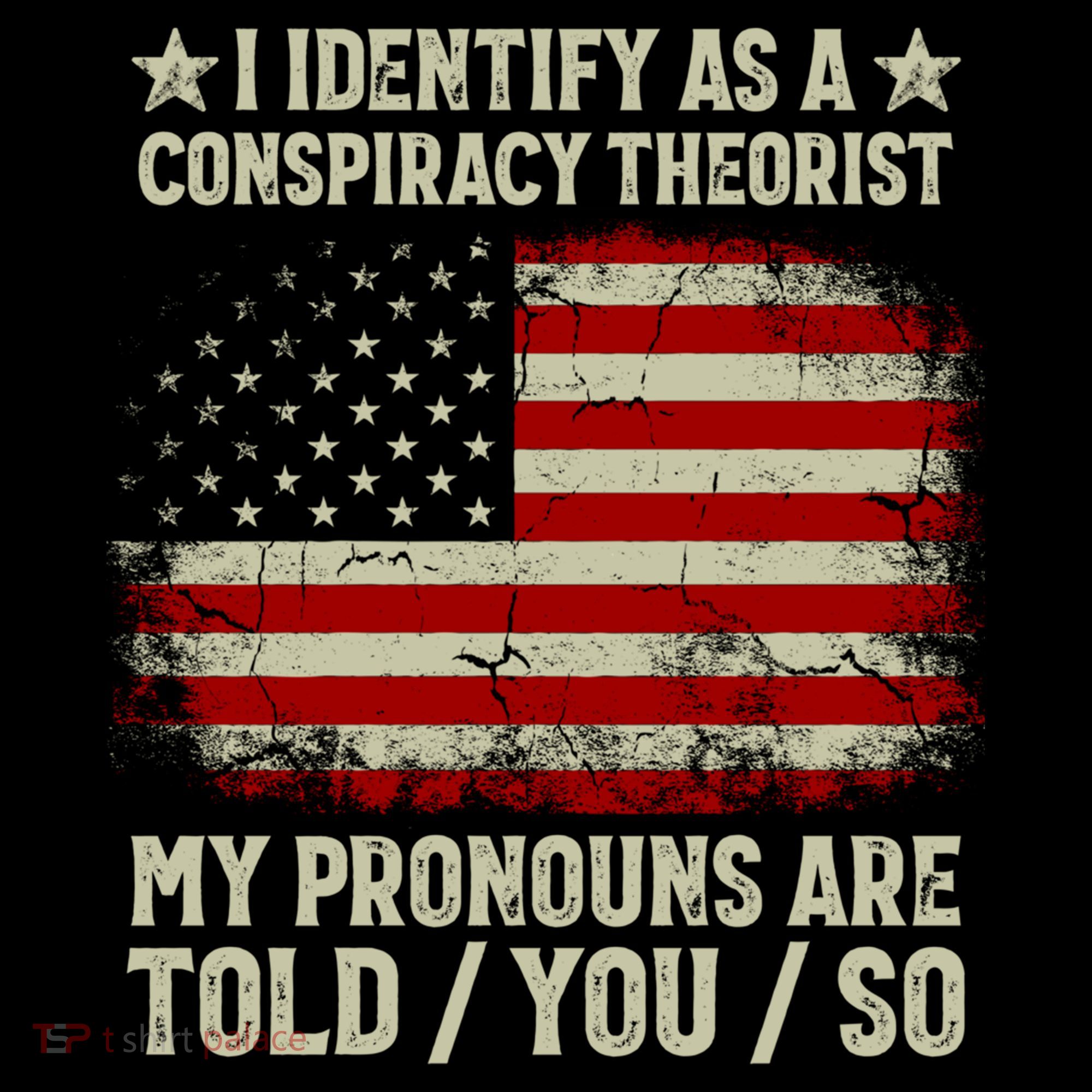 I Identify As A Conspiracy Theorist Pronouns Are Told You So Coffee Mug