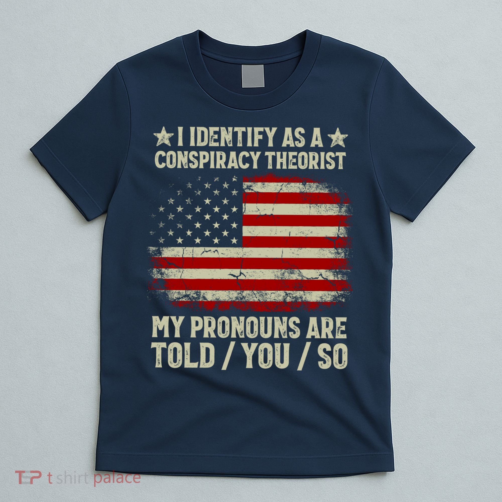 I Identify As A Conspiracy Theorist Pronouns Are Told You So T-Shirt