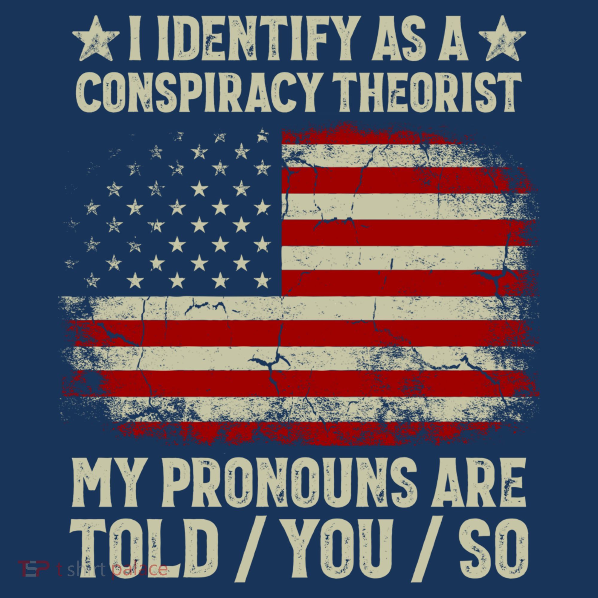 I Identify As A Conspiracy Theorist Pronouns Are Told You So Coaster