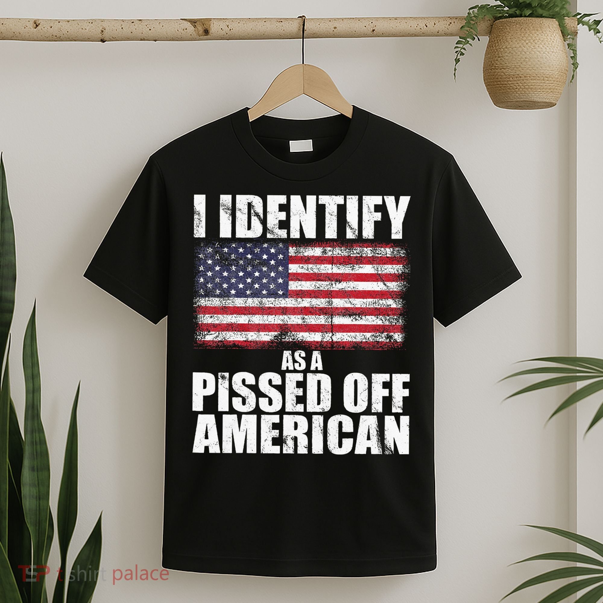I Identify As A Pissed Off American We The People Democracy T-Shirt