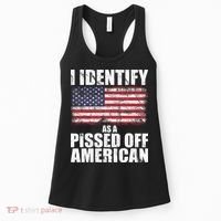I Identify As A Pissed Off American We The People Democracy Women's Tank Top thumb 0