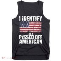 I Identify As A Pissed Off American We The People Democracy Tank Top thumb 0