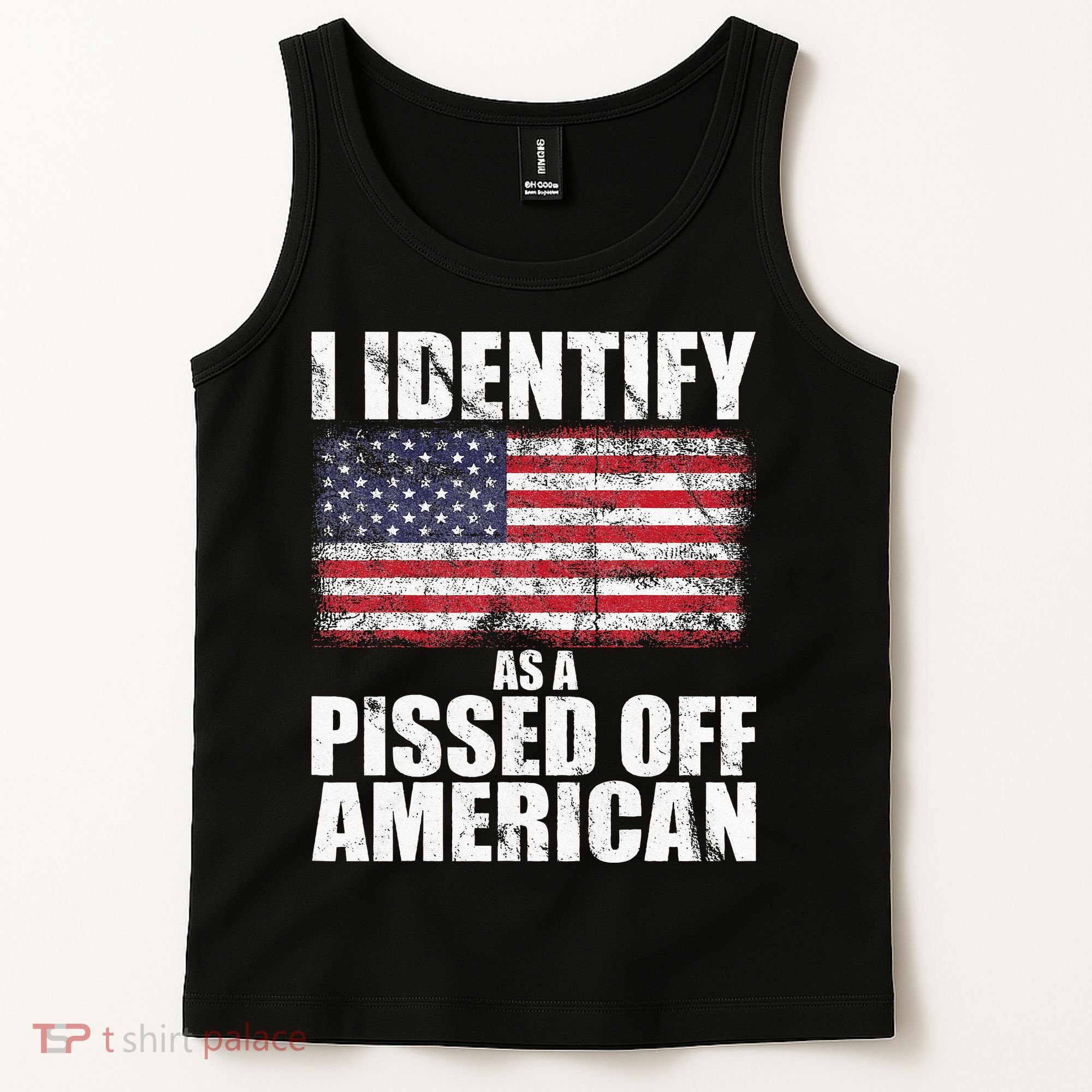 I Identify As A Pissed Off American We The People Democracy Tank Top