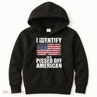 I Identify As A Pissed Off American We The People Democracy Kids Hoodie thumb 0
