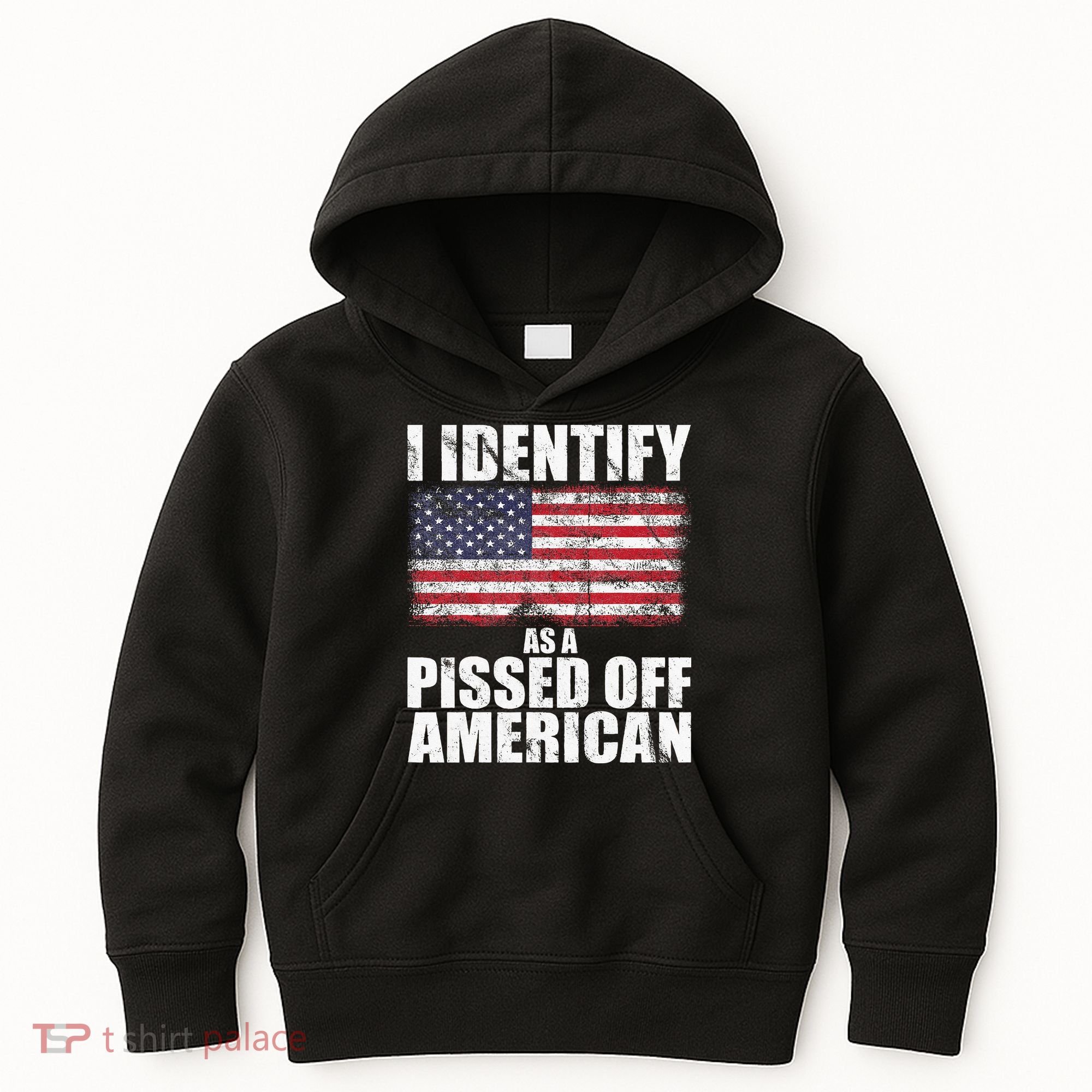 I Identify As A Pissed Off American We The People Democracy Kids Hoodie