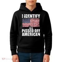 I Identify As A Pissed Off American We The People Democracy Kids Hoodie thumb 4