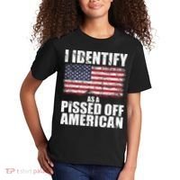 I Identify As A Pissed Off American We The People Democracy Kids T-Shirt thumb 2