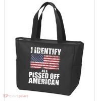 I Identify As A Pissed Off American We The People Democracy Tote Bag thumb 3