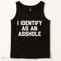 I Identify As An Asshole Tank Top thumb 2