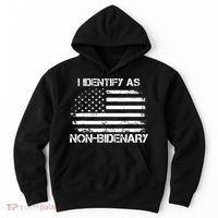 I Identify As Non Bidenary American Flag Hoodie thumb 0