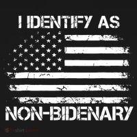I Identify As Non Bidenary American Flag Hoodie thumb 7