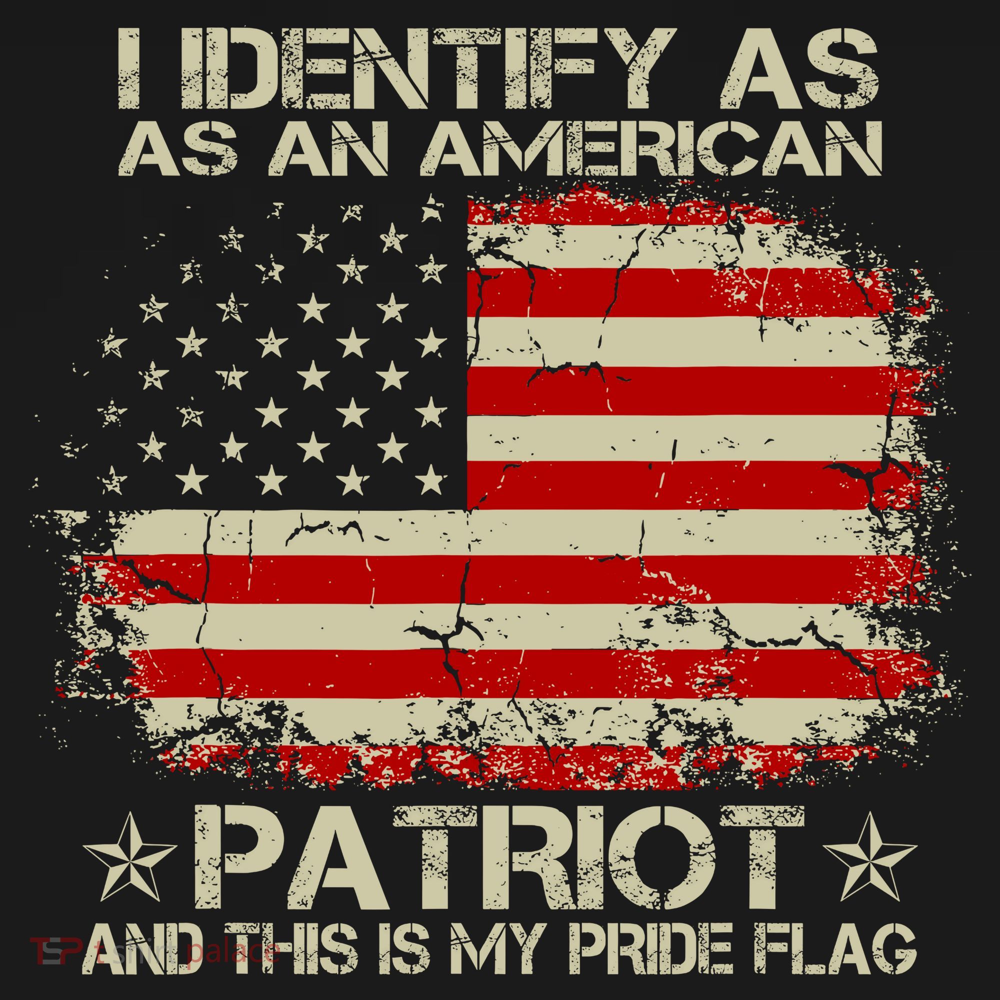 I Identify As An American Patriot And This Is My Pride Flag Hoodie