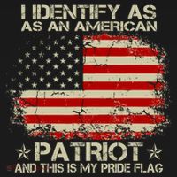 I Identify As An American Patriot And This Is My Pride Flag Apron thumb 3