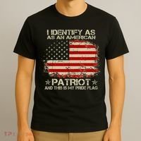 I Identify As An American Patriot And This Is My Pride Flag T-Shirt thumb 3