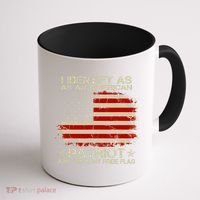 I Identify As An American Patriot And This Is My Pride Flag Coffee Mug thumb 1