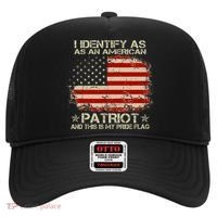 I Identify As An American Patriot And This Is My Pride Flag Hat thumb 0