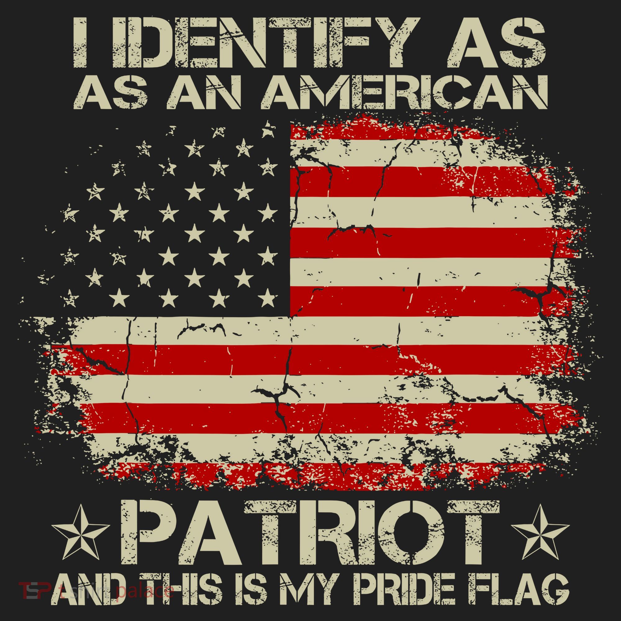 I Identify As An American Patriot And This Is My Pride Flag Golf Towel