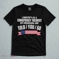 I Identify As A Conspiracy Theorist My Pronouns Are Told You So T-Shirt thumb 5