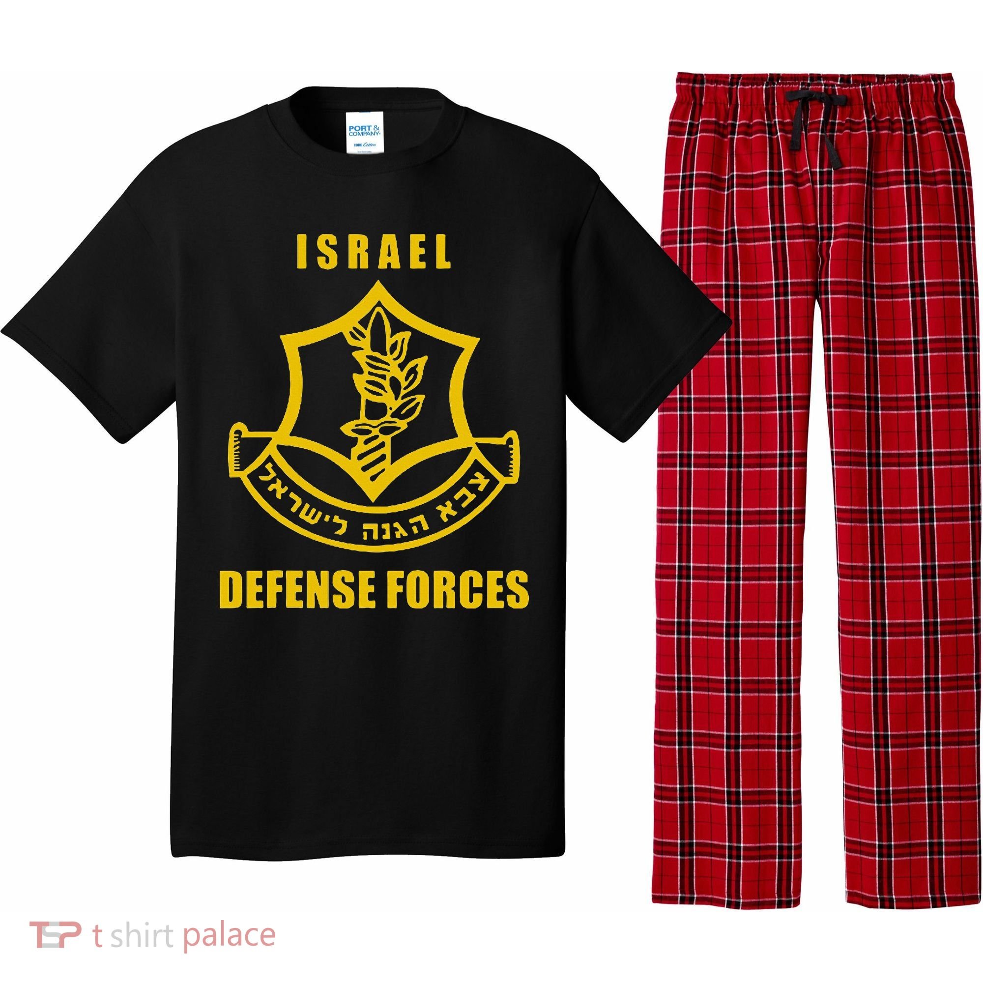 Idf Israeli Army Israel Defense Force Small Logo Pajama Set