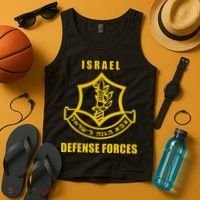 Idf Israeli Army Israel Defense Force Small Logo Tank Top thumb 4