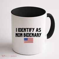 I Identify As Non Bidenary Coffee Mug thumb 1