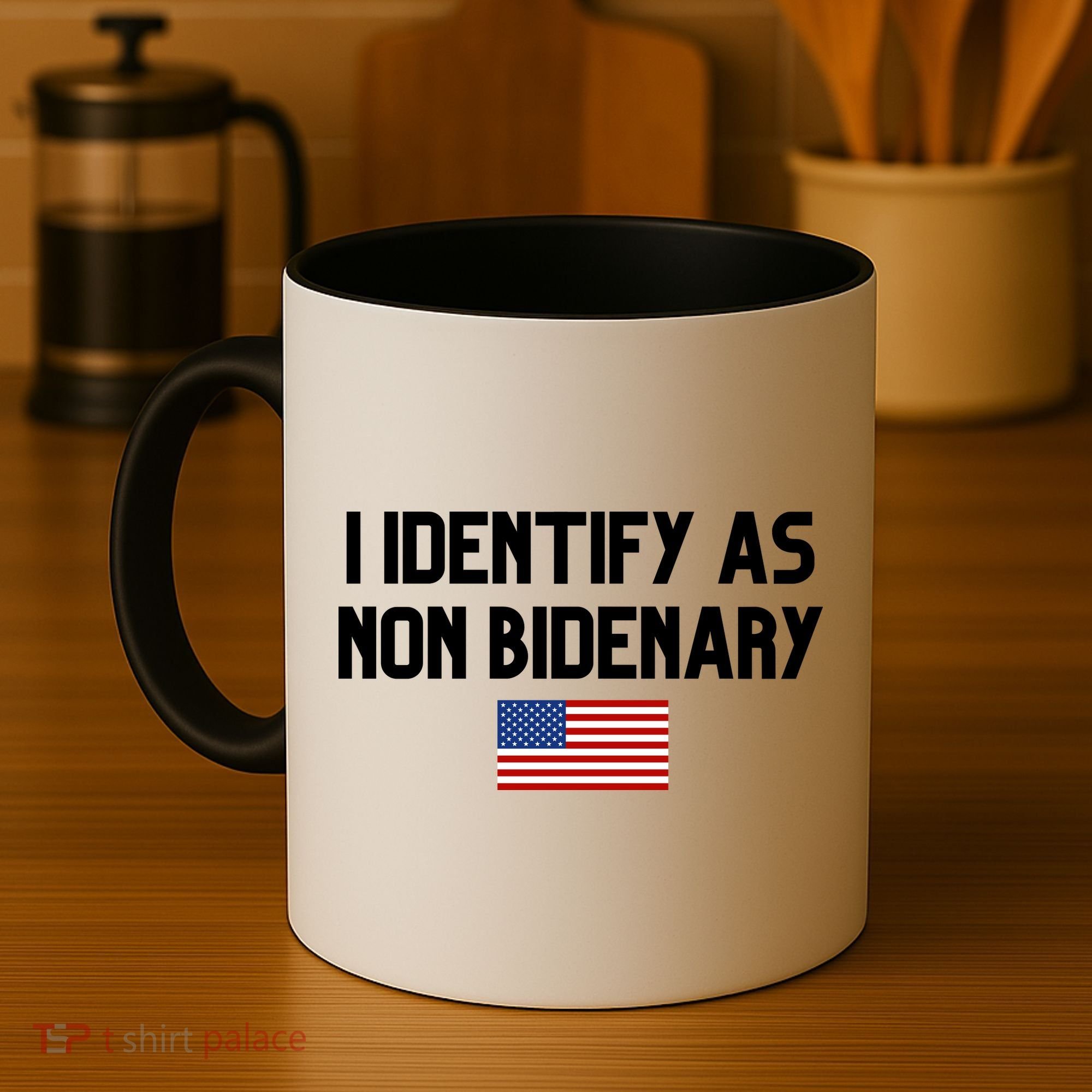 I Identify As Non Bidenary Coffee Mug