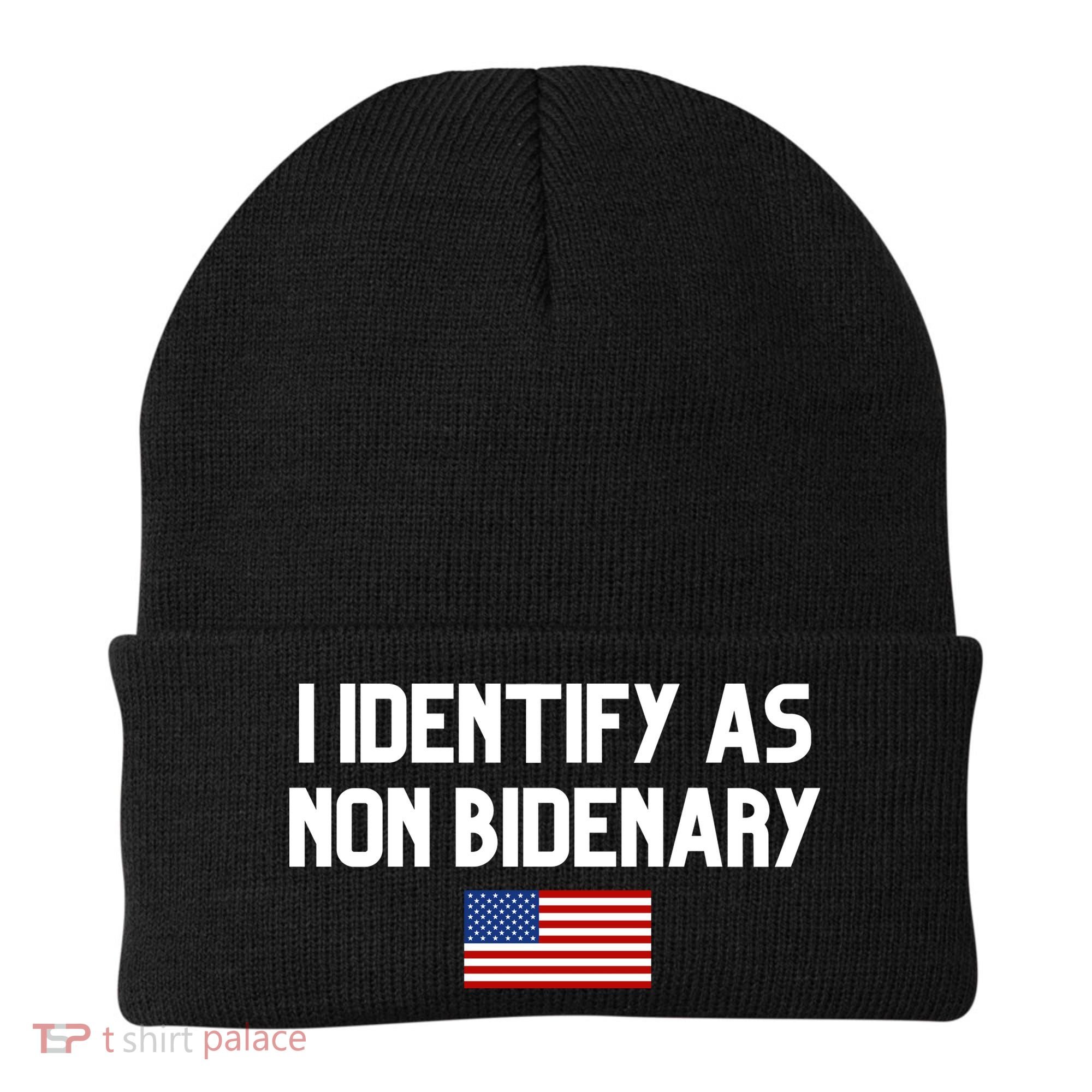 I Identify As Non Bidenary Beanie