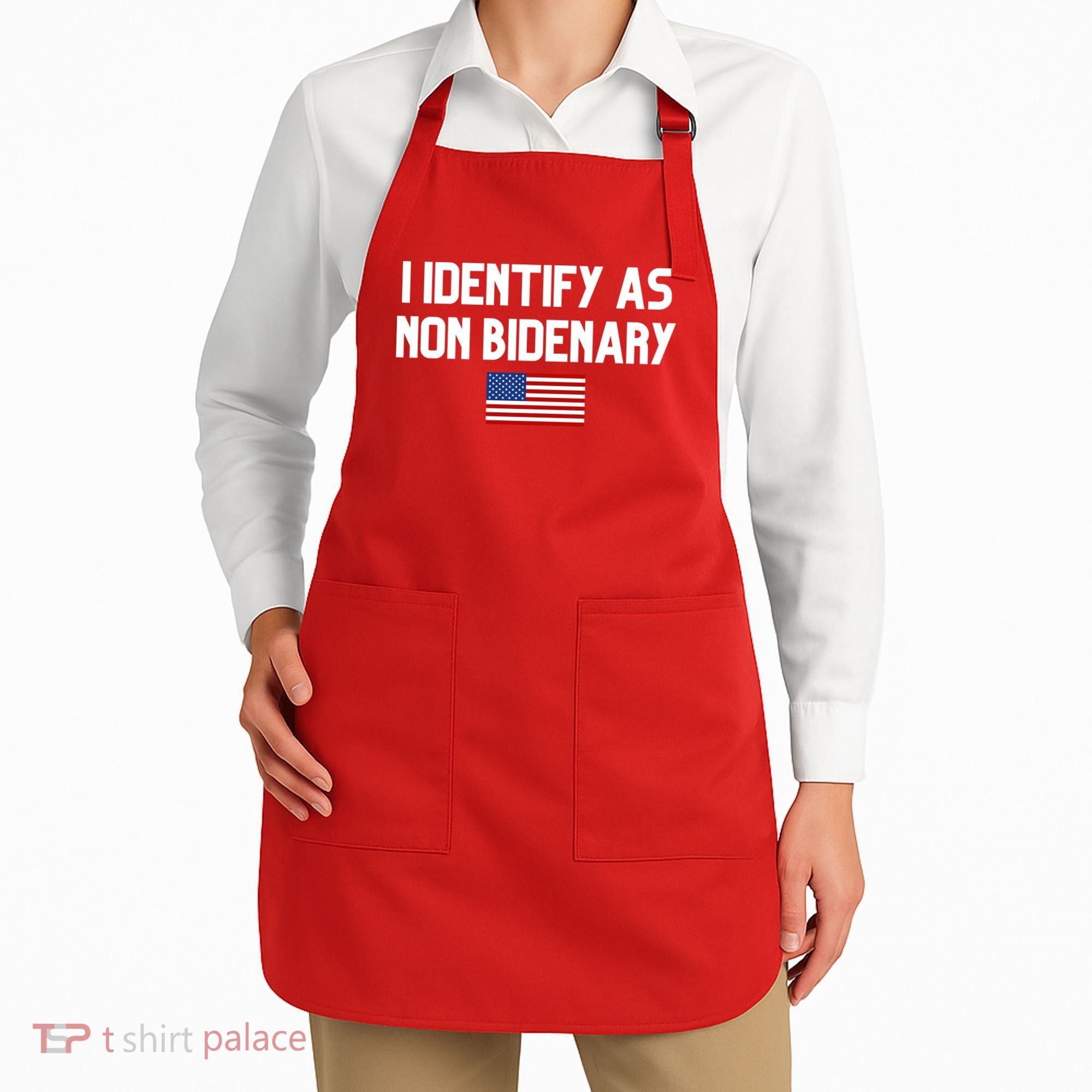 I Identify As Non Bidenary Apron